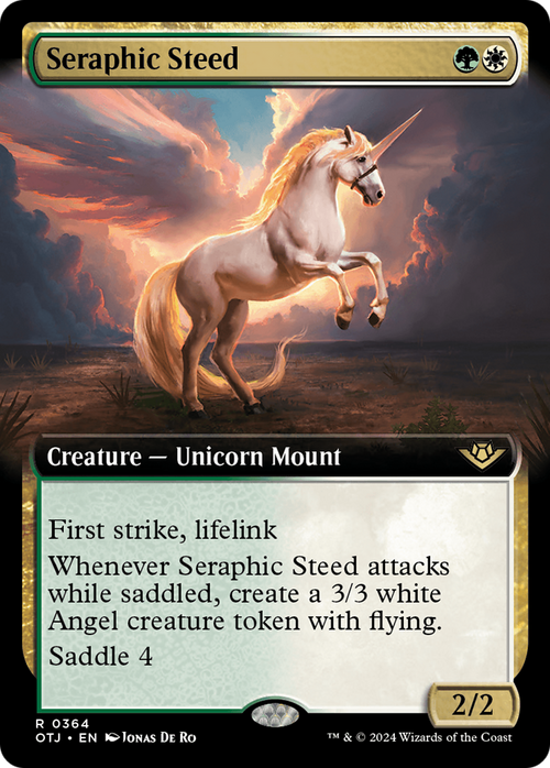 Seraphic Steed (Extended Art) (OTJ-364) - Outlaws of Thunder Junction: (Extended Art)