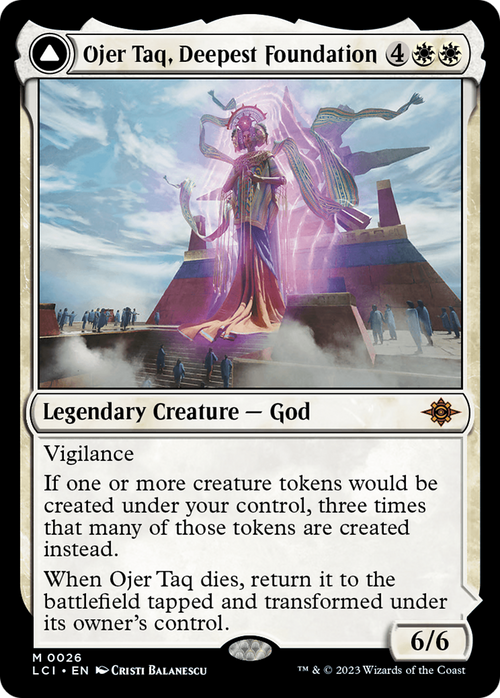Ojer Taq, Deepest Foundation (LCI-026) - The Lost Caverns of Ixalan Foil