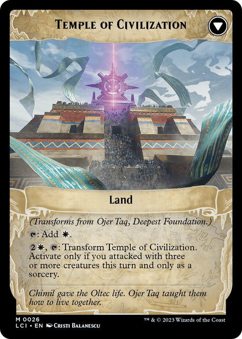 Ojer Taq, Deepest Foundation (LCI-026) - The Lost Caverns of Ixalan Foil
