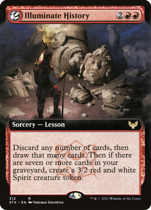 Illuminate History (Extended Art) (STX-312) - Strixhaven: School of Mages: (Extended Art, lesson)
