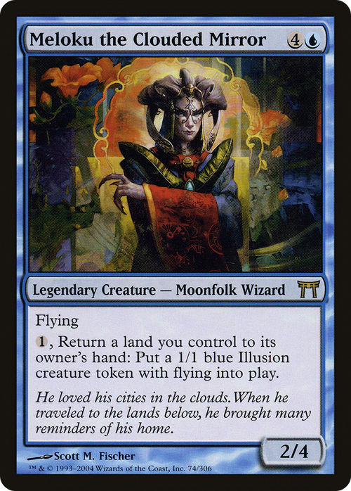 Meloku the Clouded Mirror (CHK-074) - Champions of Kamigawa Foil