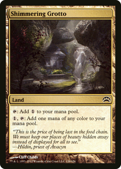 Shimmering Grotto (PC2-126) - Planechase 2012