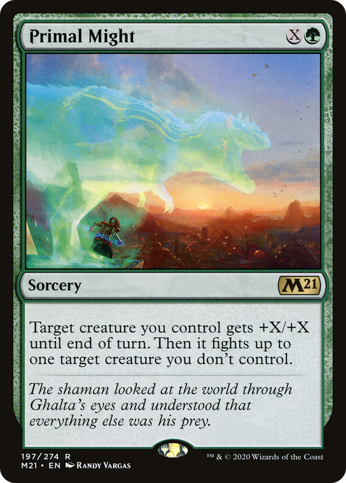 Primal Might (M21-197) - Core Set 2021 Foil