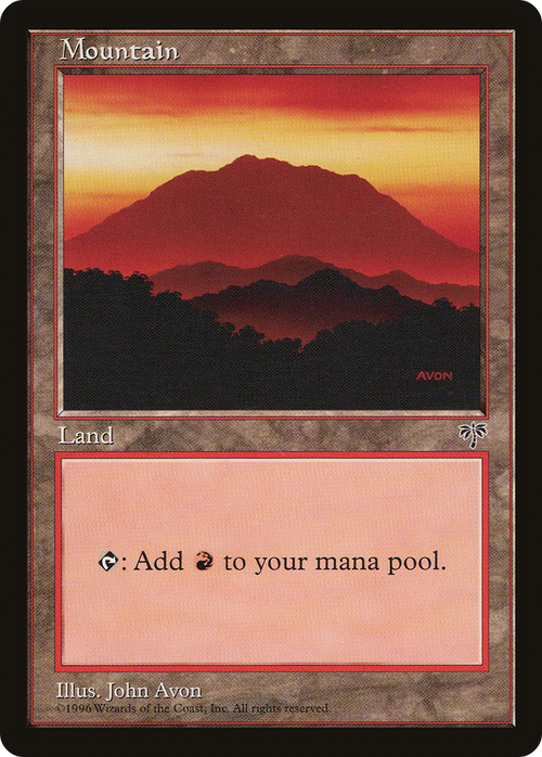 Mountain (Red) (MIR-) - Mirage