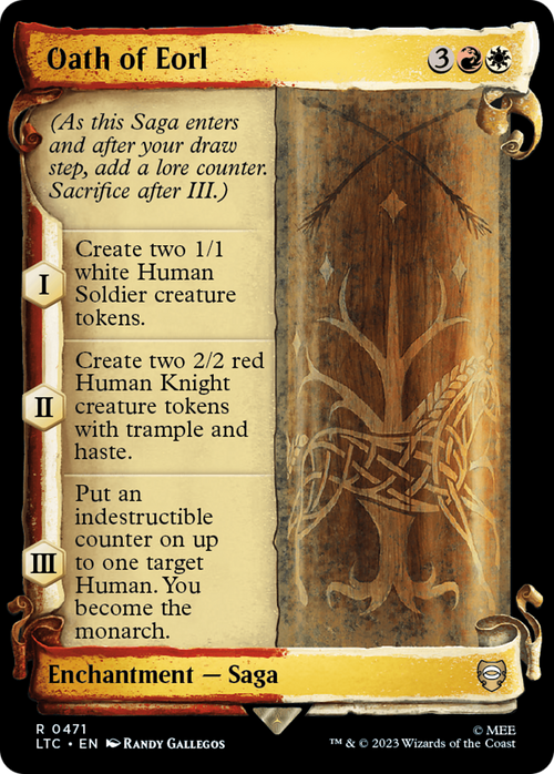 Oath of Eorl (Showcase Scrolls) (LTC-471) - Tales of Middle-earth Commander: (Showcase)