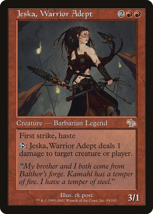 Jeska, Warrior Adept (JUD-093) - Judgment