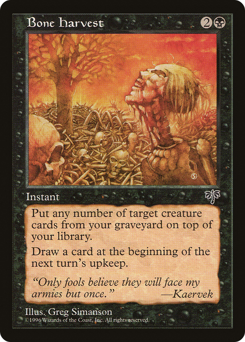 Bone Harvest (MIR-) - Mirage