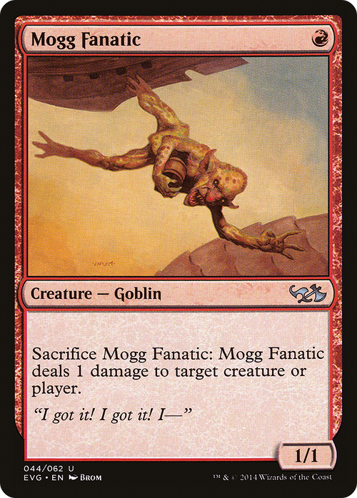 Mogg Fanatic (DD3-044) - Duel Decks Anthology: Elves vs. Goblins