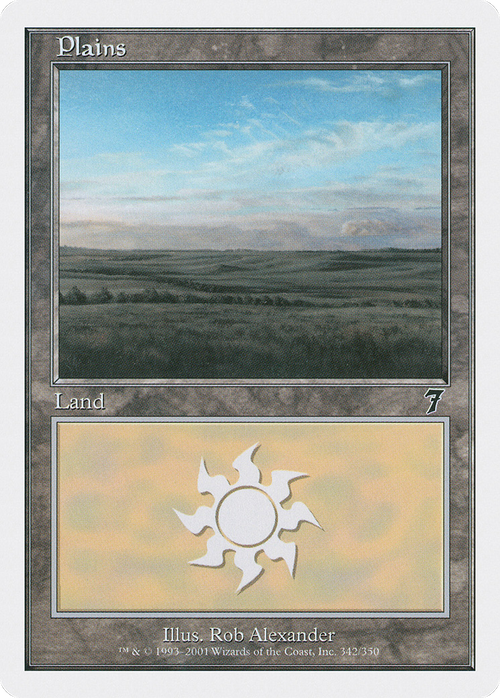 Plains (342) (7ED-342) - 7th Edition Foil