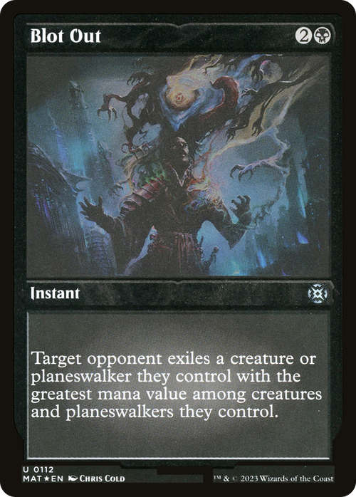 Blot Out (Foil Etched) (MAT-112) - March of the Machine: The Aftermath Foil