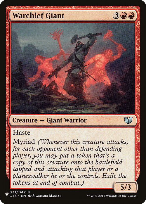 Warchief Giant (LIST-031/342) - The List