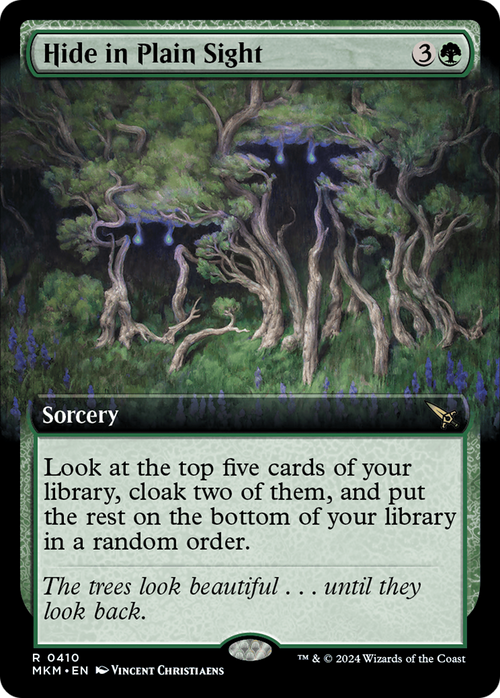 Hide in Plain Sight (Extended Art) (MKM-410) - Murders at Karlov Manor: (Extended Art) Foil