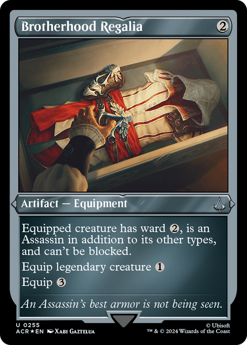 Brotherhood Regalia (Foil Etched) (ACR-255) - Assassin's Creed Foil