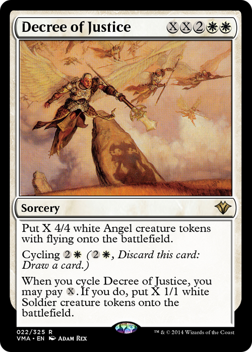 Decree of Justice (VMA-022) - Vintage Masters Foil