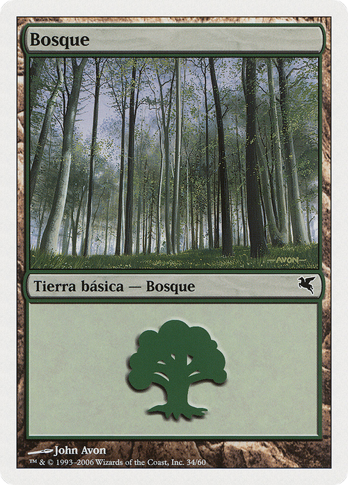 Forest (Spanish) - "Bosque" (B34) (PSAL-B34) - Salvat 2005
