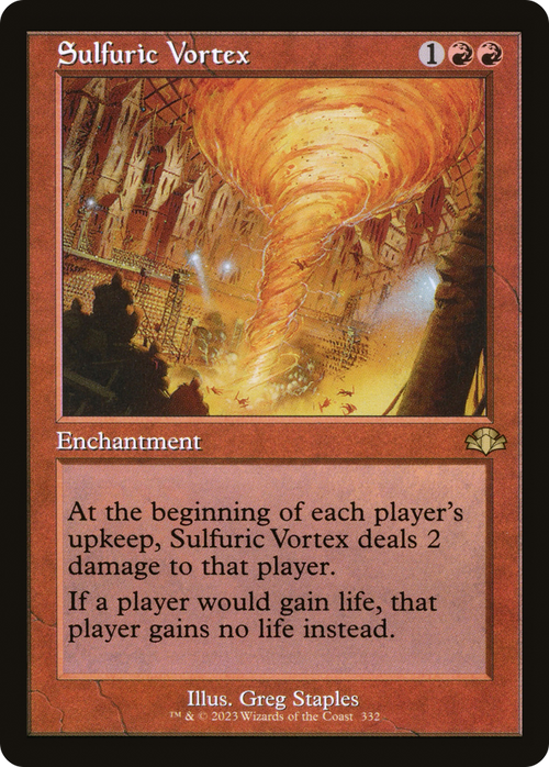Sulfuric Vortex (Retro Frame) (DMR-332) - Dominaria Remastered