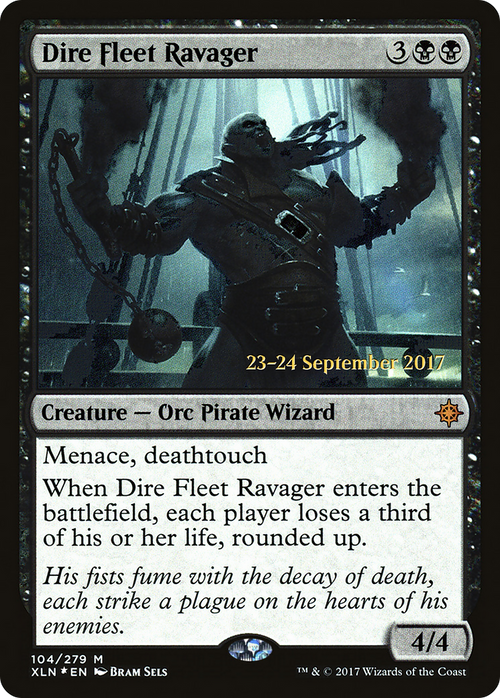 Dire Fleet Ravager (PRE-104S) - Ixalan Promos Foil