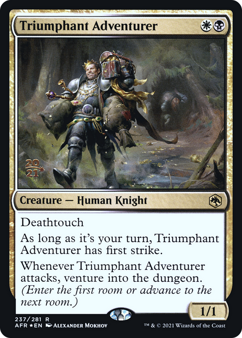 Triumphant Adventurer (PRE-237S) - Adventures in the Forgotten Realms Promos Foil