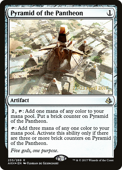 Pyramid of the Pantheon (PRE-235S) - Amonkhet Promos Foil