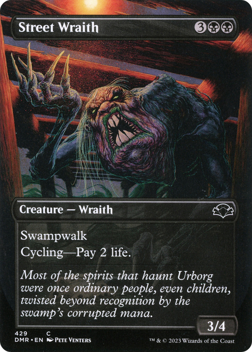 Street Wraith (Borderless) (DMR-429) - Dominaria Remastered Foil