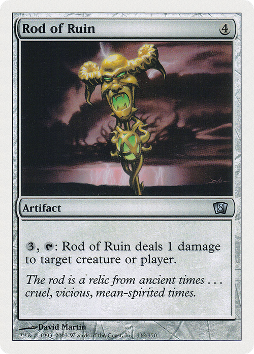 Rod of Ruin (8ED-312) - 8th Edition
