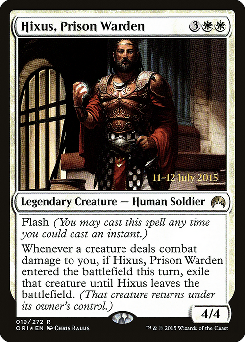Hixus, Prison Warden (PRE-19S) - Magic Origins Promos Foil