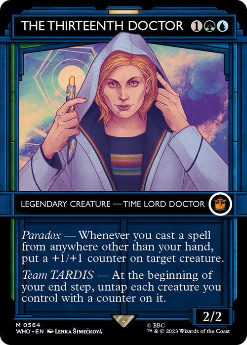 The Thirteenth Doctor (Showcase) (WHO-564) - Doctor Who: (Showcase) (Borderless) Foil