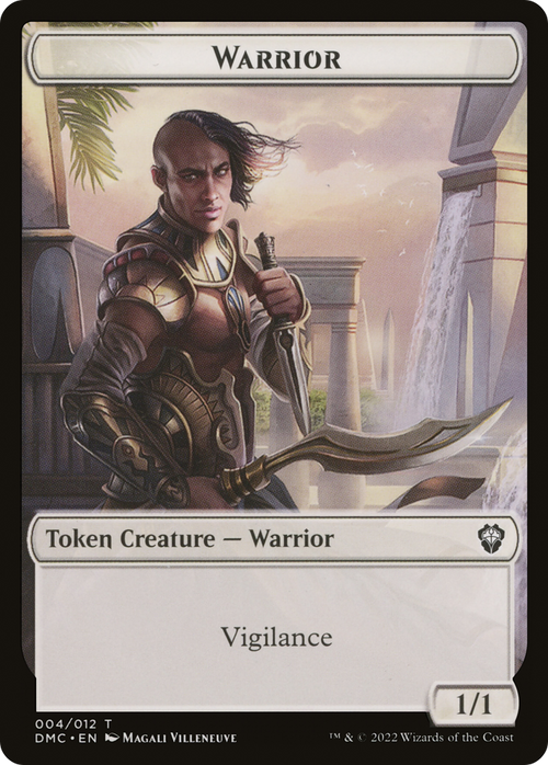 Warrior (TDMC-004) - Dominaria United Commander Tokens