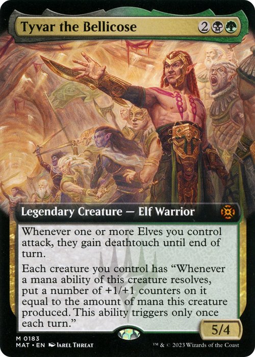 Tyvar the Bellicose (Extended Art) (MAT-183) - March of the Machine: The Aftermath: (Extended Art) Foil