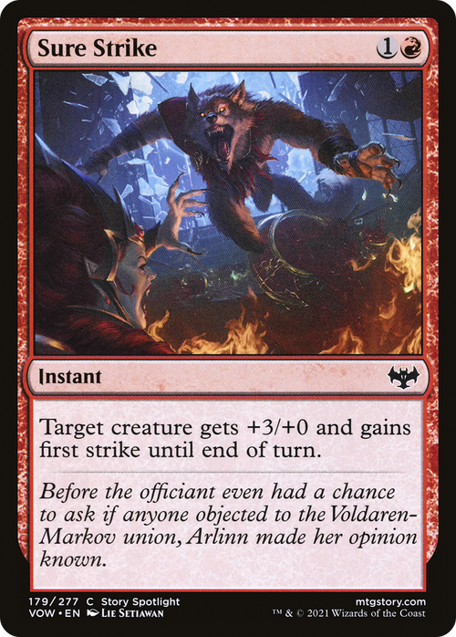 Sure Strike (VOW-179) - Innistrad: Crimson Vow