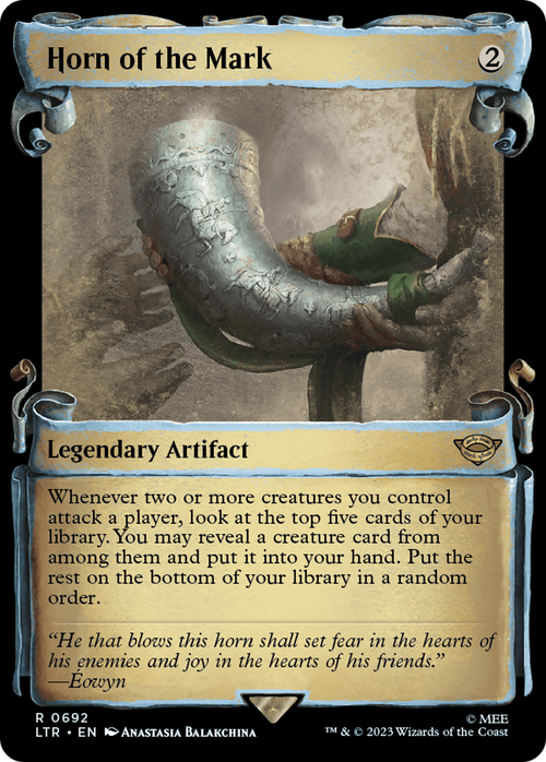 Horn of the Mark (Showcase Scrolls) (LTR-692) - The Lord of the Rings: Tales of Middle-earth: (Showcase)