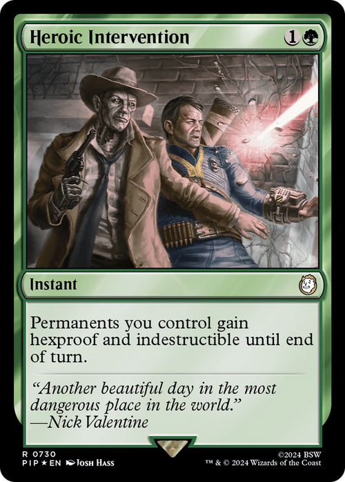 Heroic Intervention (Surge Foil) (PIP-730) - Fallout Foil