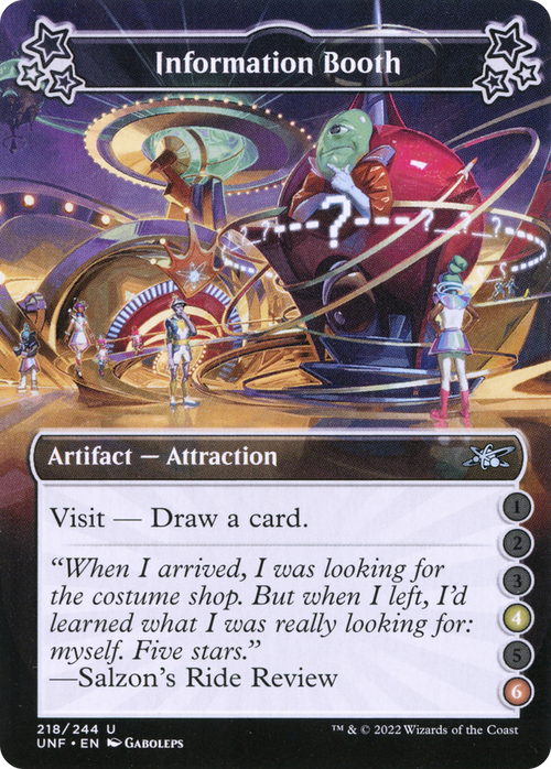 Information Booth (4-6) (UNF-218) - Unfinity Foil