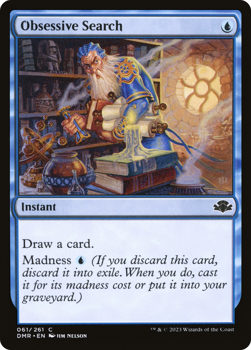 Obsessive Search (DMR-061) - Dominaria Remastered Foil