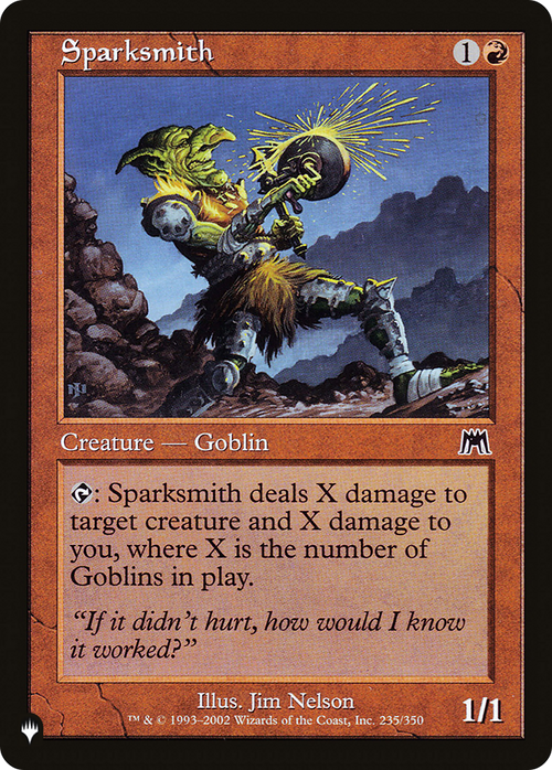 Sparksmith (LIST-ONS-235) - The List