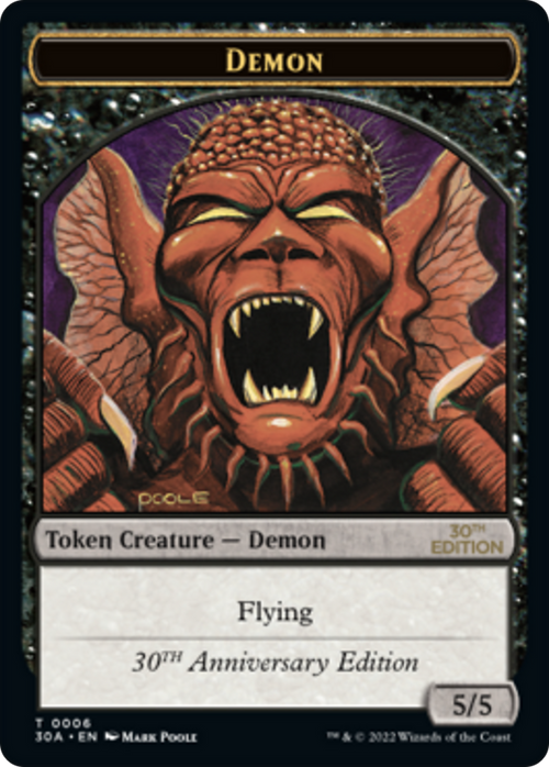 Demon Token (30A-006) - 30th Anniversary Tokens