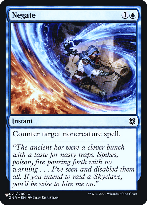 Negate (ZNR) (LIST-071) - The List Foil
