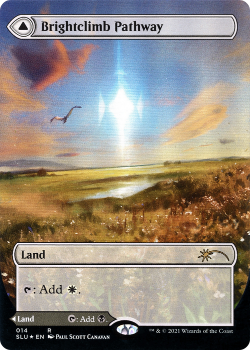 Brightclimb Pathway (Borderless) (SLU-014) - Secret Lair: Ultimate Edition: (Showcase) (Borderless) Foil