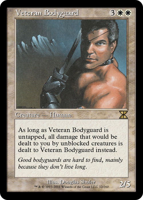 Veteran Bodyguard (ME4-032) - Masters Edition IV Foil