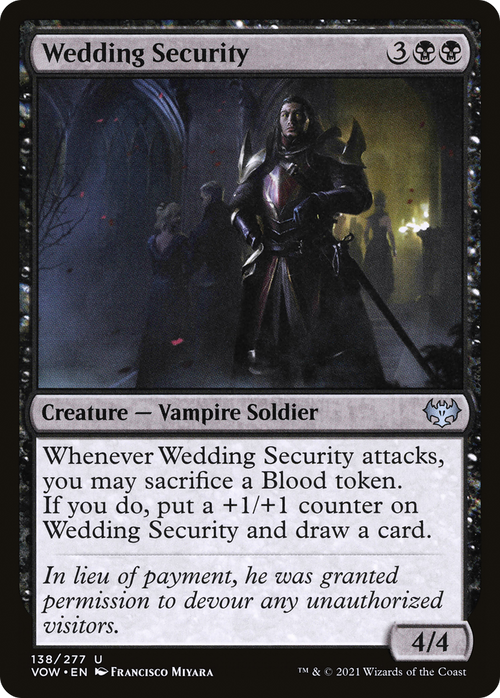Wedding Security (VOW-138) - Innistrad: Crimson Vow Foil