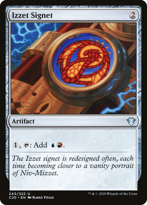 Izzet Signet (C20-243) - Commander 2020