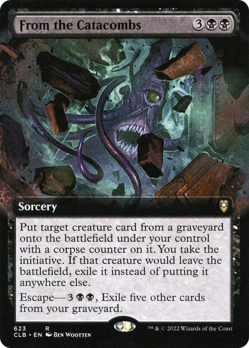From the Catacombs (Extended Art) (CLB-623) - Commander Legends: Battle for Baldur's Gate: (Extended Art)