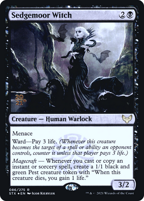 Sedgemoor Witch (PRE-86S) - Strixhaven: School of Mages Promos Foil