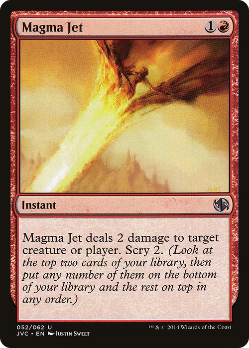 Magma Jet (DD3-052) - Duel Decks Anthology: Jace vs. Chandra
