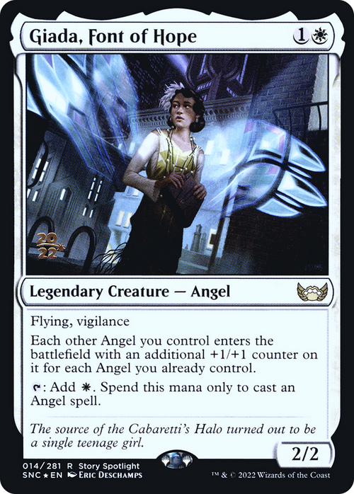 Giada, Font of Hope (PRE-014) - Streets of New Capenna Promos Foil