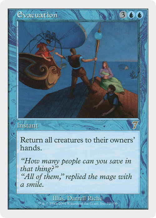 Evacuation (7ED-072) - 7th Edition Foil