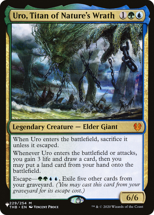 Uro, Titan of Nature's Wrath (LIST-THB-229) - The List