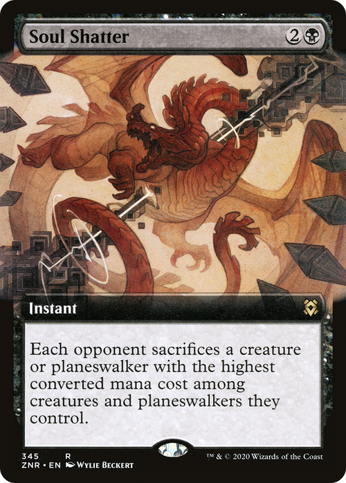 Soul Shatter (Extended Art) (ZNR-345) - Zendikar Rising: (Extended Art)