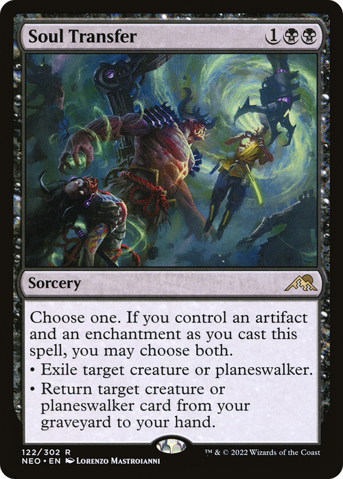 Soul Transfer (NEO-122) - Kamigawa: Neon Dynasty Foil