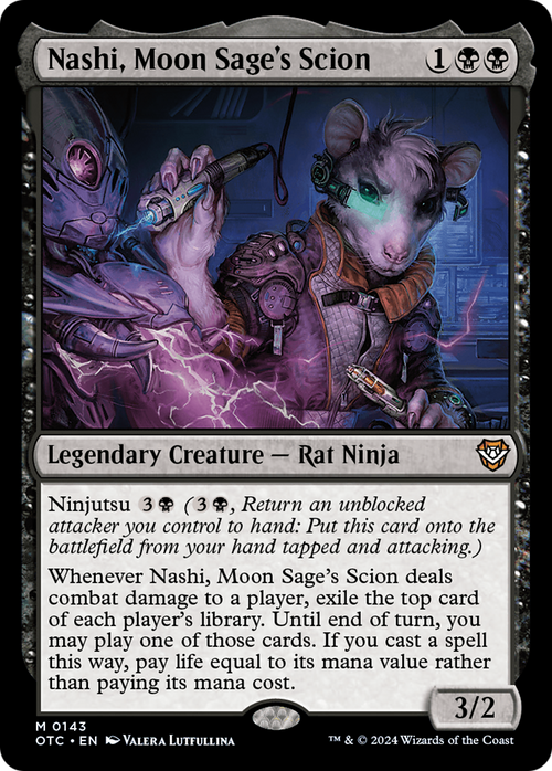 Nashi, Moon Sage's Scion (OTC-143) - Outlaws of Thunder Junction Commander